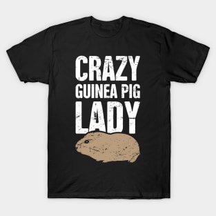 Crazy Guinea Pig Lady T-Shirt